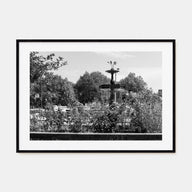 Wicker Park Landscape B&W Poster