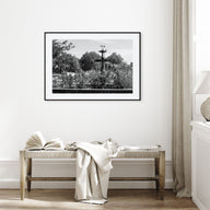 Wicker Park Landscape B&W Poster