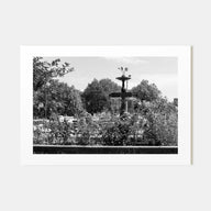 Wicker Park Landscape B&W Poster