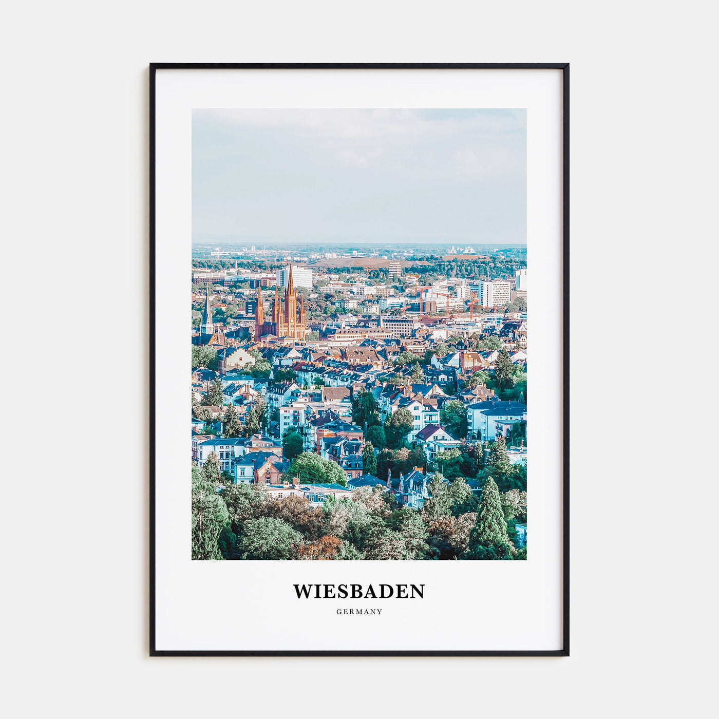 Wiesbaden Portrait Color Poster