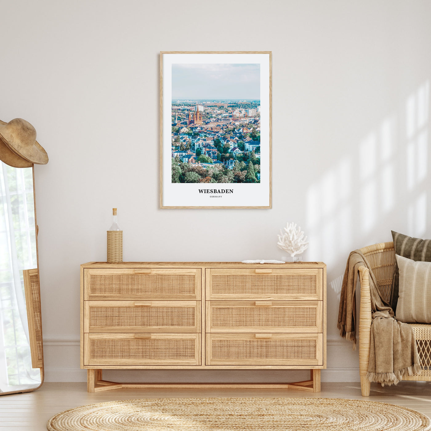 Wiesbaden Portrait Color Poster
