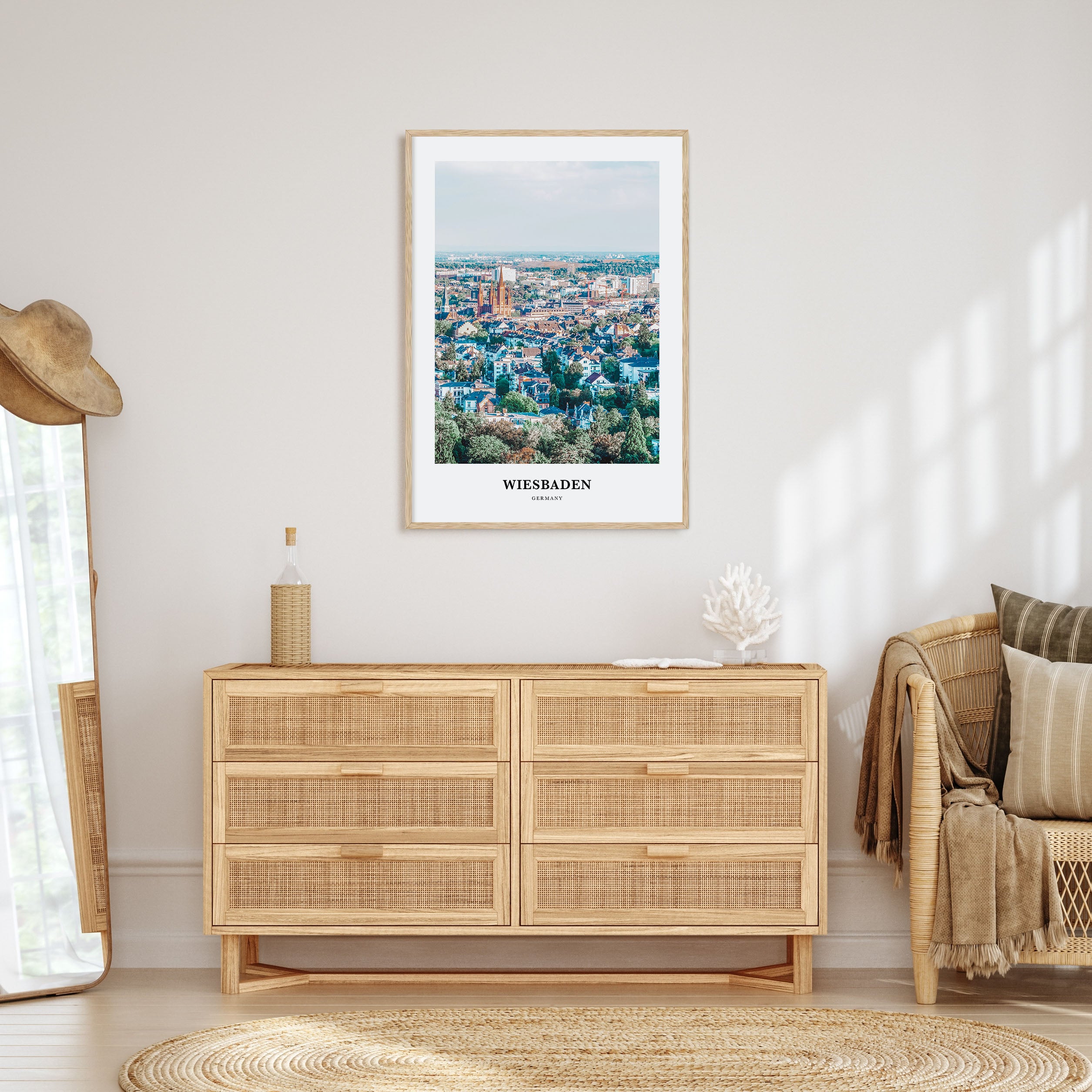 Wiesbaden Portrait Color Poster