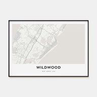 Wildwood Map Landscape Poster
