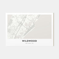 Wildwood Map Landscape Poster