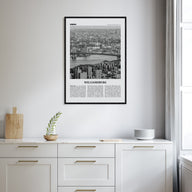 Williamsburg, New York Travel B&W No 1 Poster