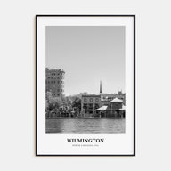 Wilmington, North Carolina Portrait B&W No 2 Poster