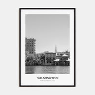 Wilmington, North Carolina Portrait B&W No 2 Poster