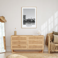 Wilmington, North Carolina Portrait B&W No 2 Poster