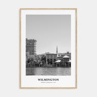 Wilmington, North Carolina Portrait B&W No 2 Poster