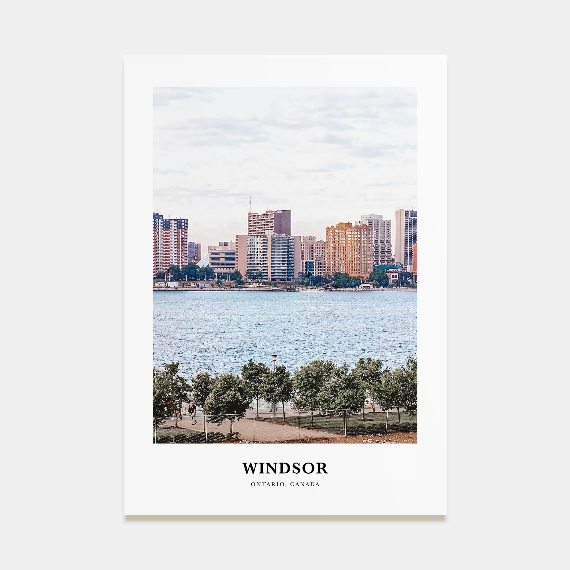 Windsor, Canada Portrait Color Poster