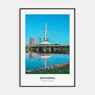 Winnipeg Portrait Color No 1 Poster