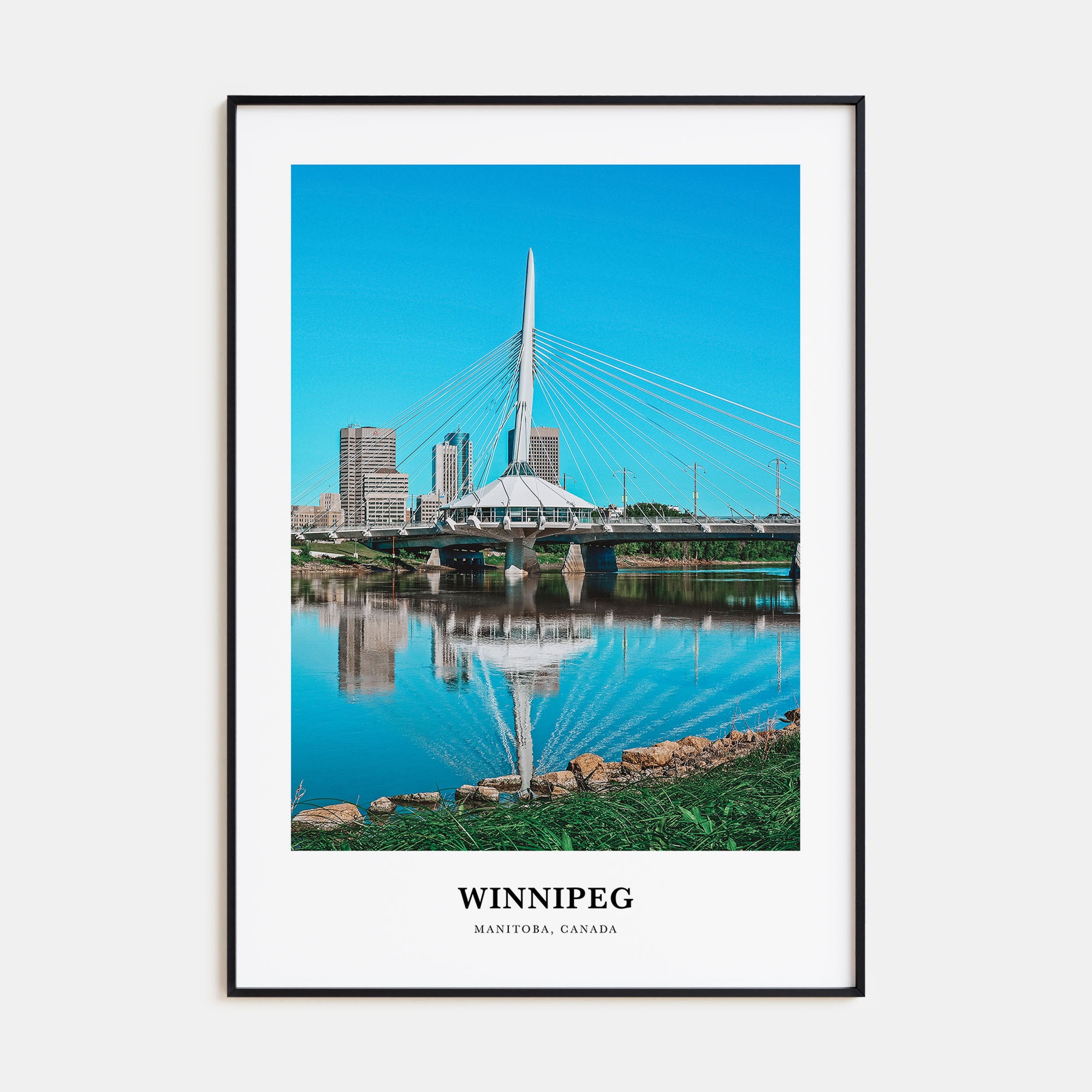 Winnipeg Portrait Color No 1 Poster