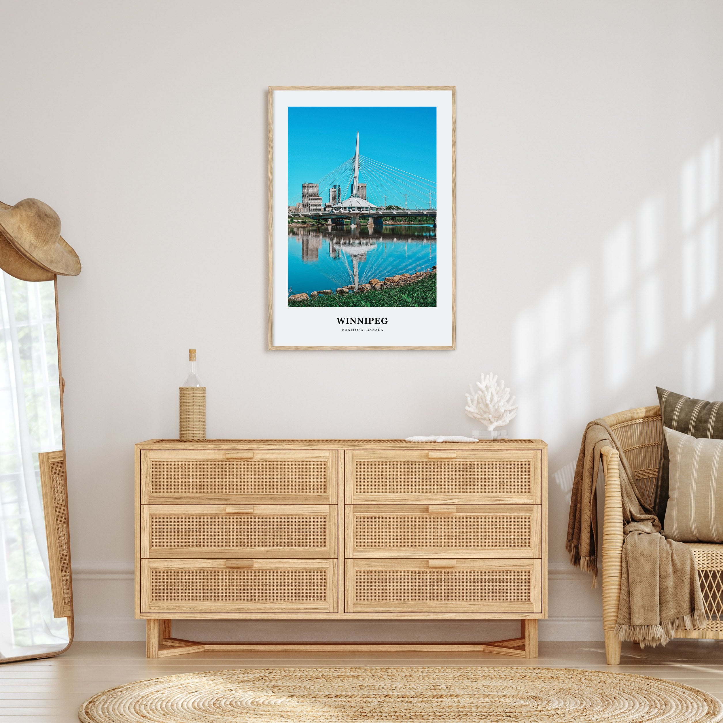 Winnipeg Portrait Color No 1 Poster