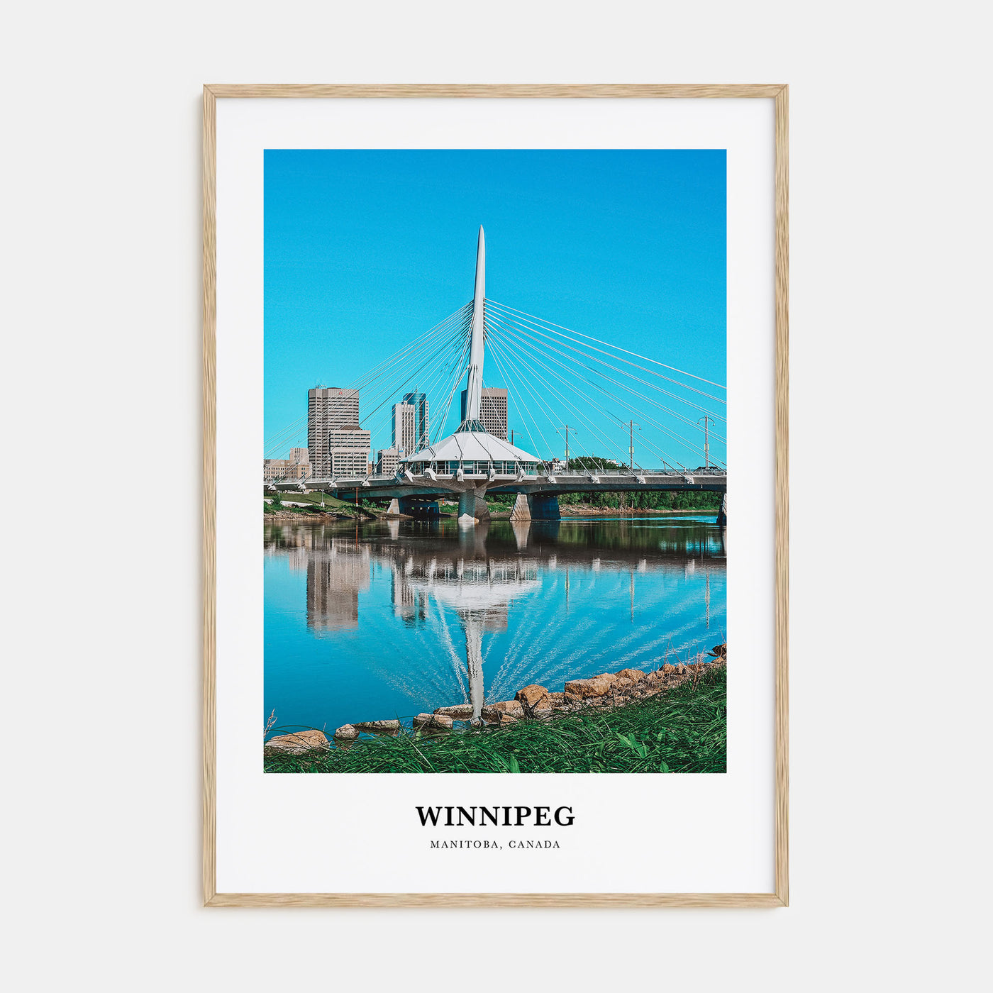 Winnipeg Portrait Color No 1 Poster