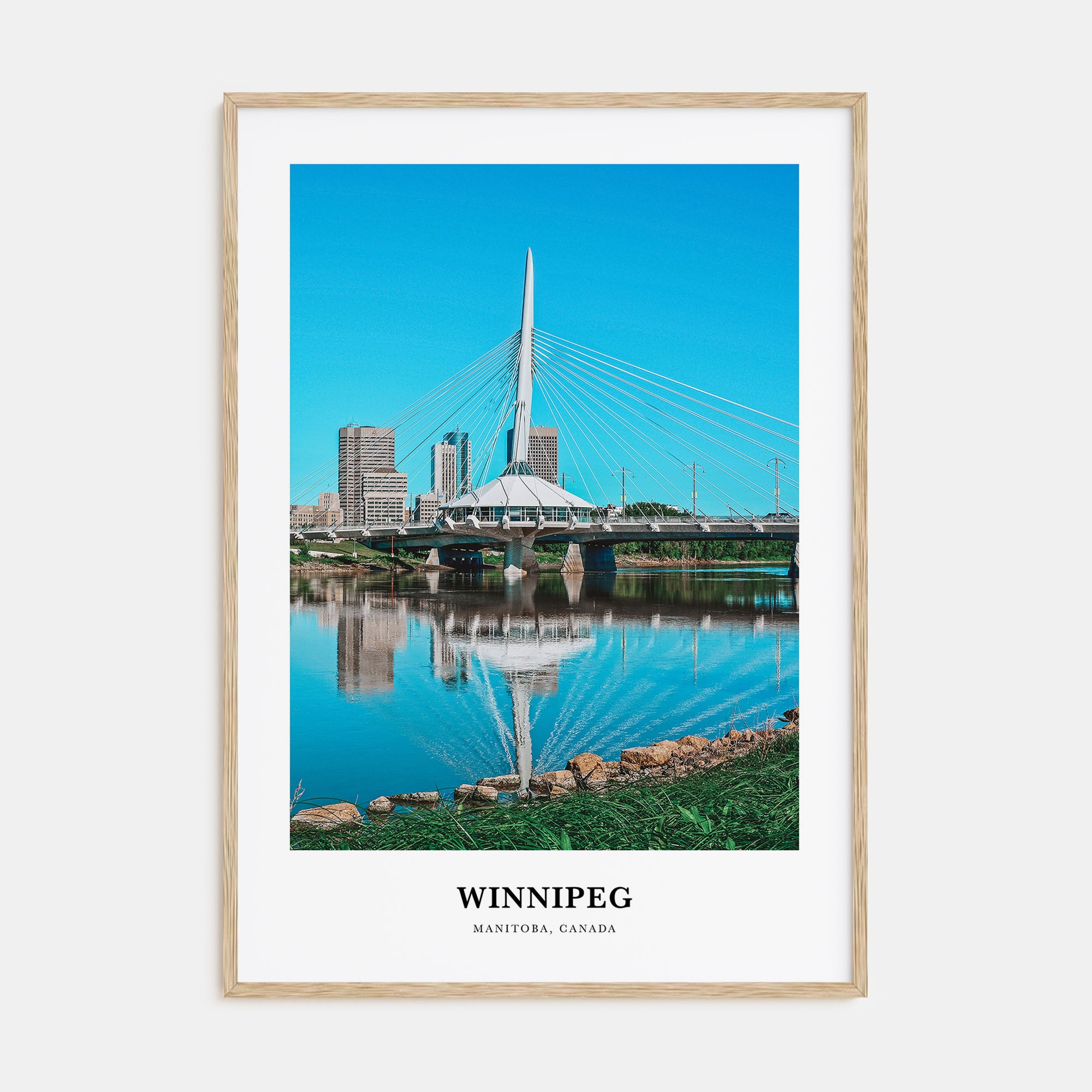 Winnipeg Portrait Color No 1 Poster