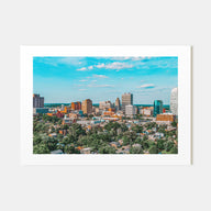 Winston-Salem Landscape Color Poster