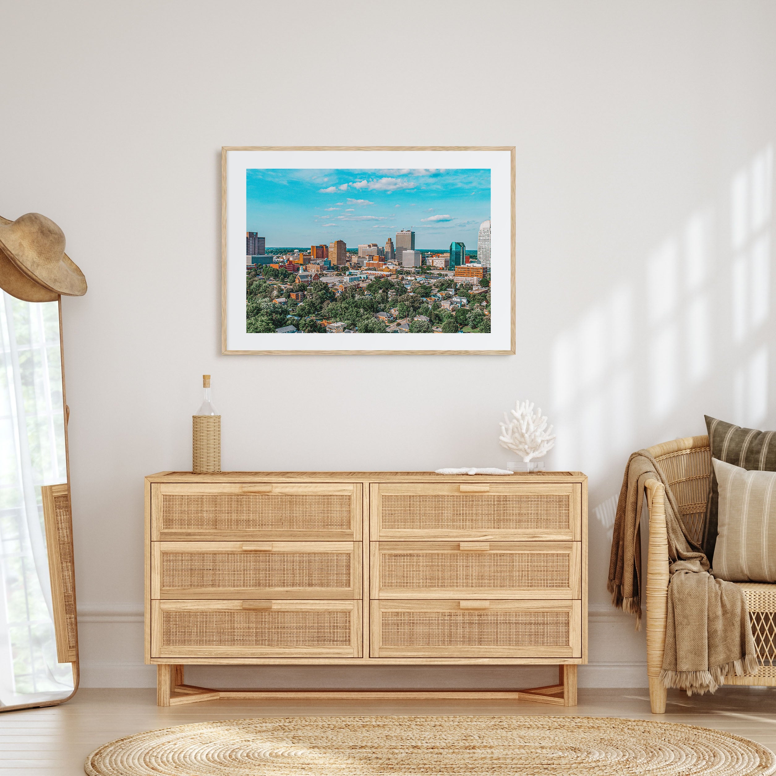 Winston-Salem Landscape Color Poster