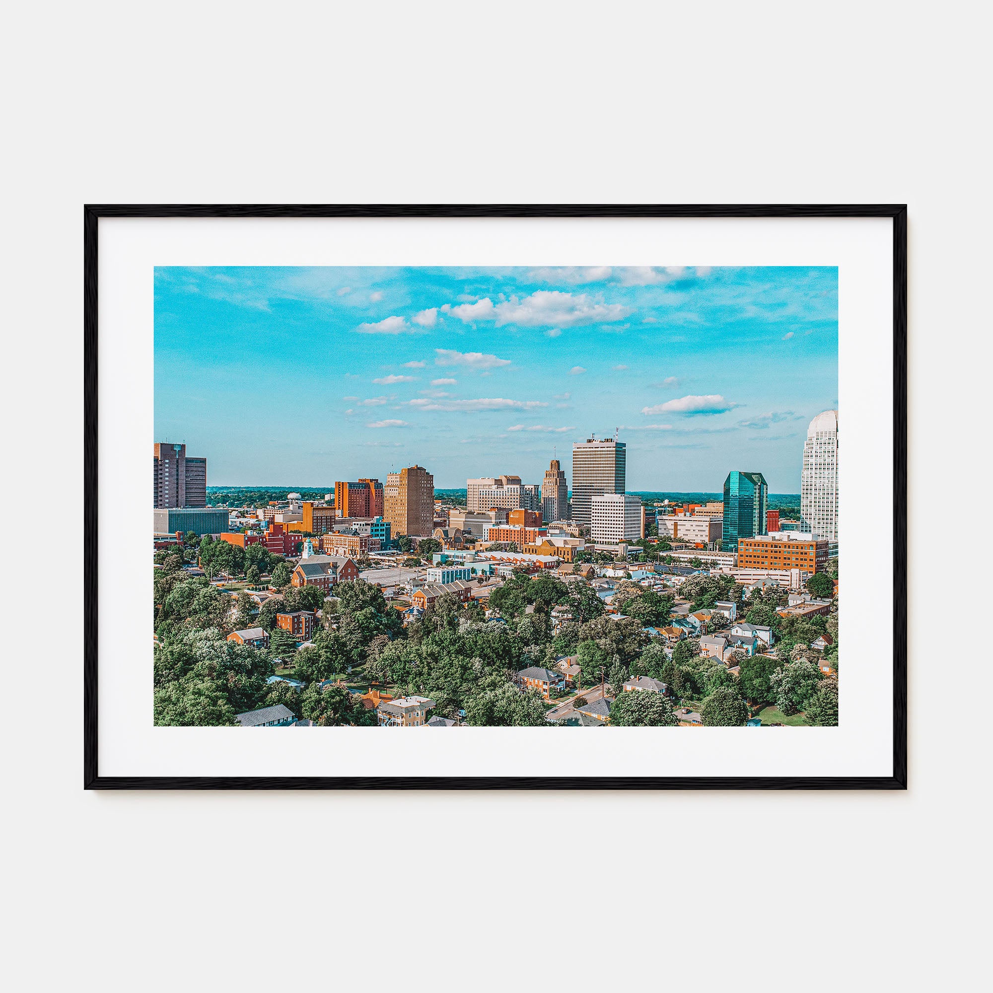 Winston-Salem Landscape Color Poster