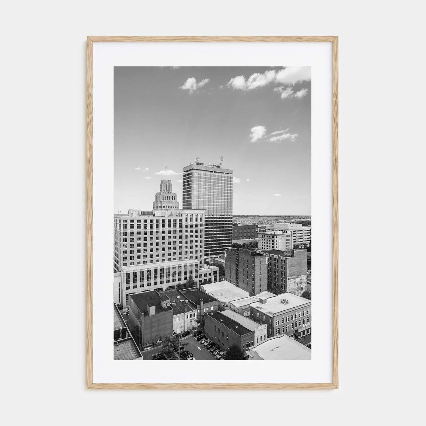 Winston-Salem Photo B&W Poster