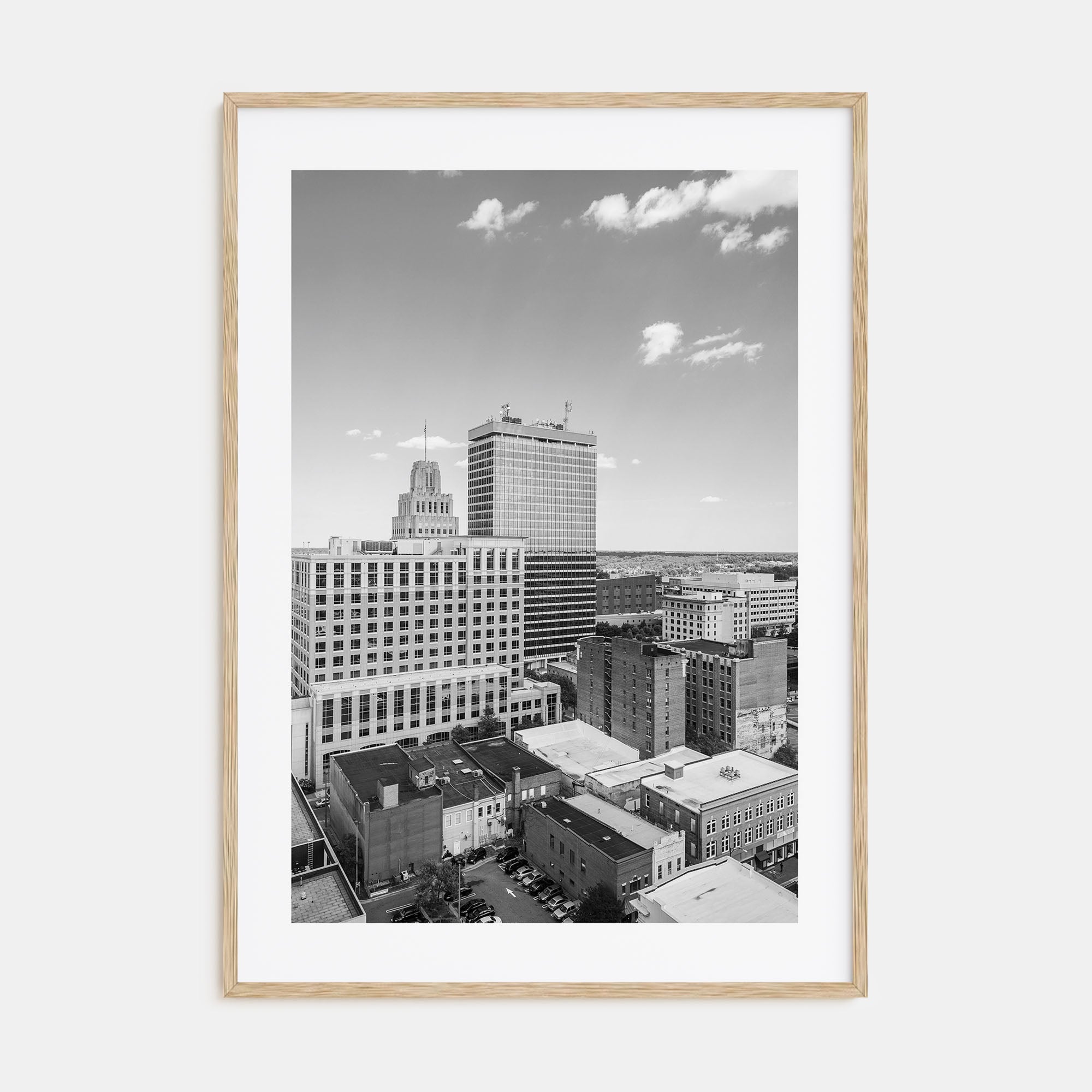 Winston-Salem Photo B&W Poster