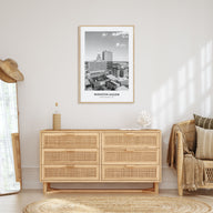 Winston-Salem Portrait B&W Poster