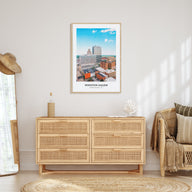 Winston-Salem Portrait Color Poster