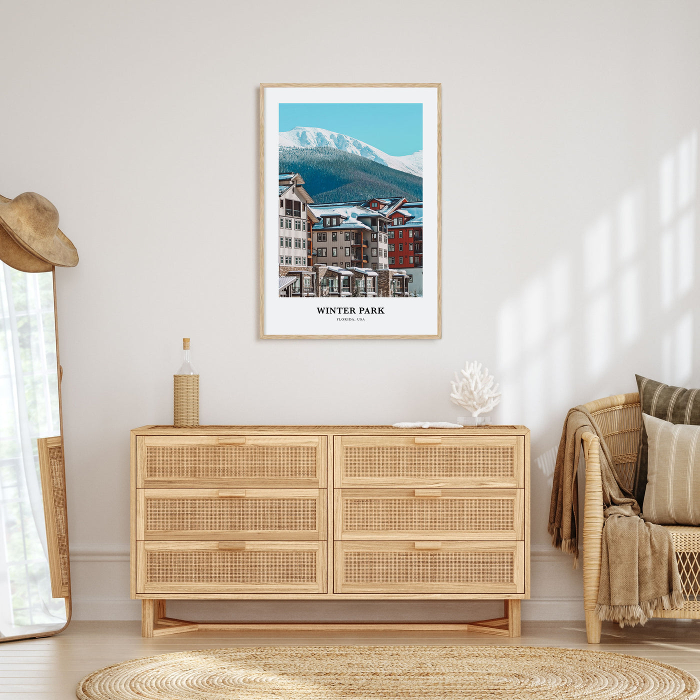 Winter Park Portrait Color Poster