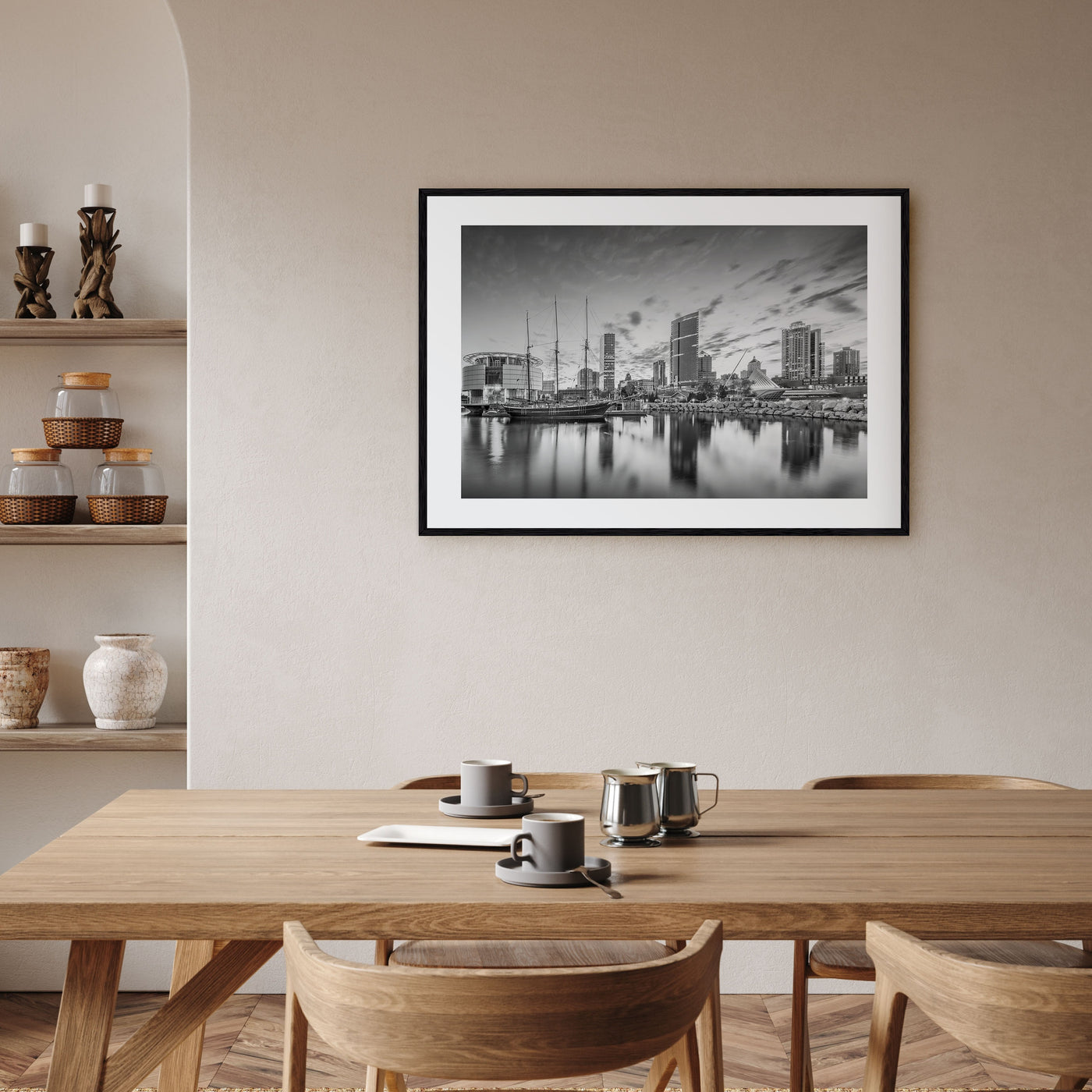 Wisconsin Landscape B&W Poster