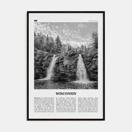 Wisconsin Travel B&W No 1 Poster