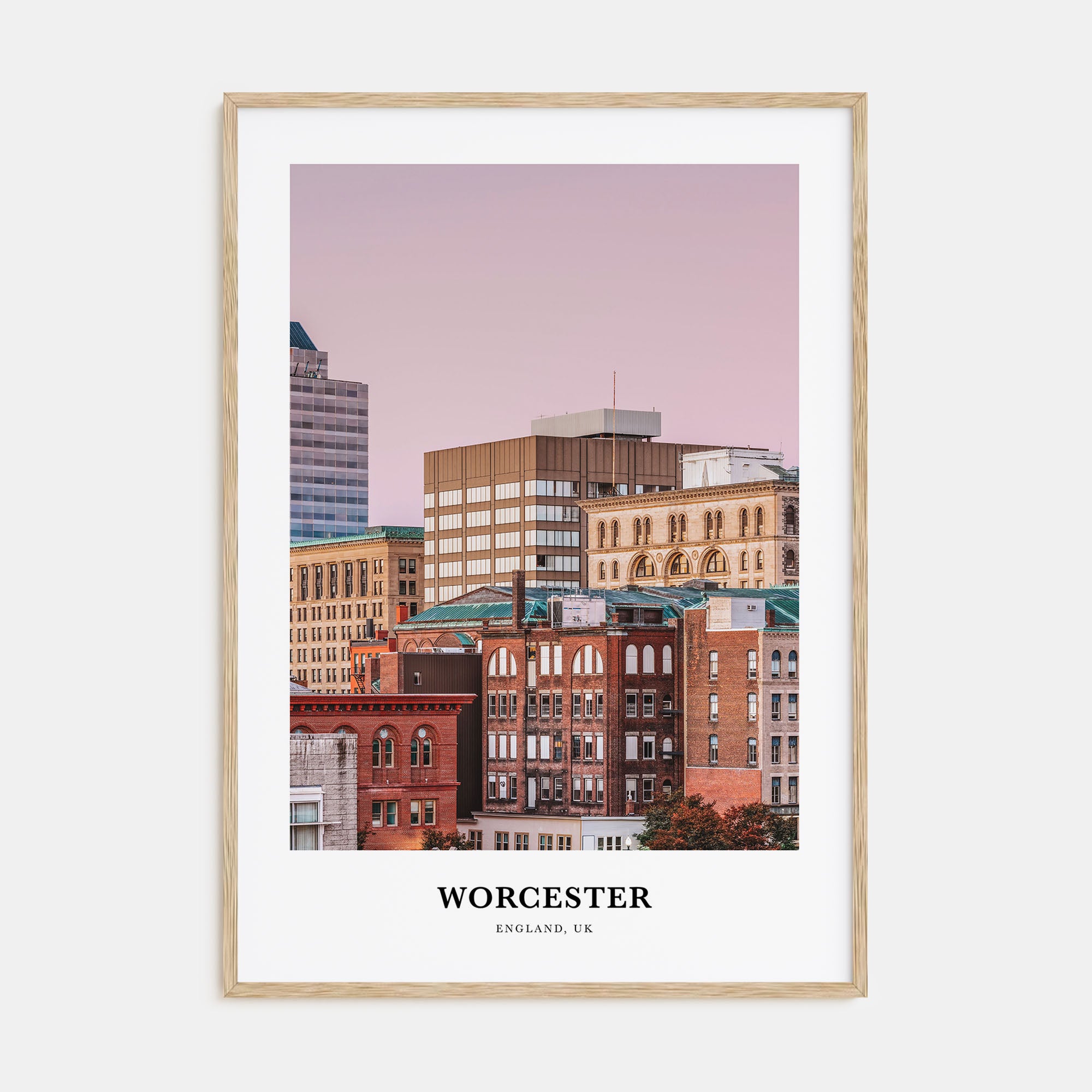 Worcester Portrait Color Poster