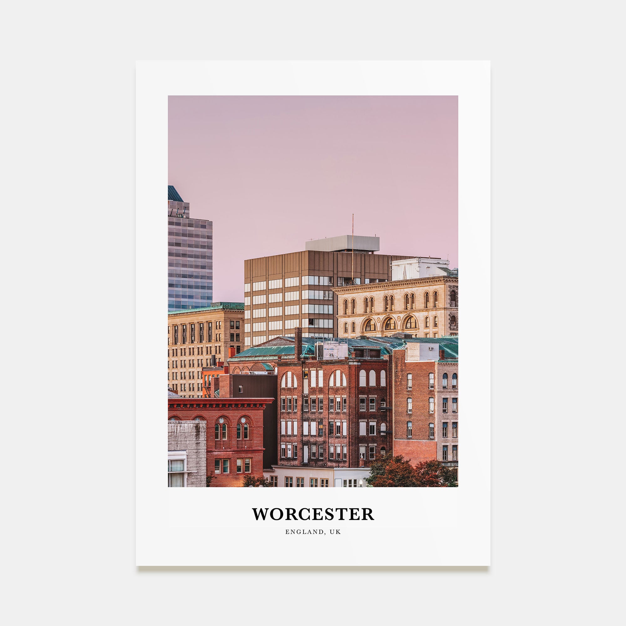 Worcester Portrait Color Poster
