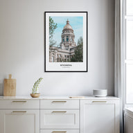 Wyoming Portrait Color Poster