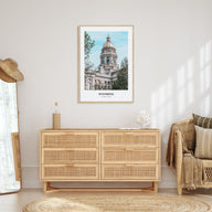 Wyoming Portrait Color Poster