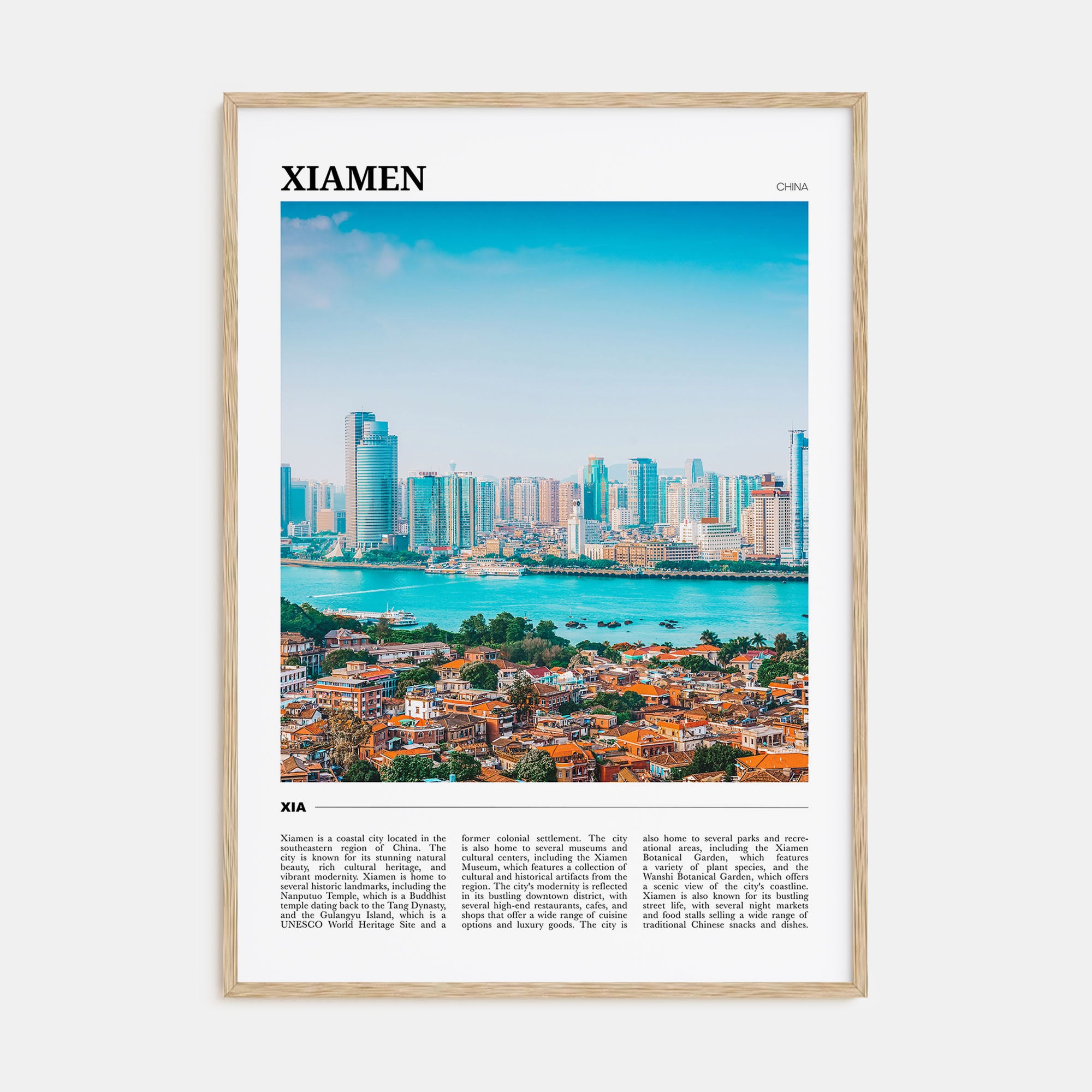 Xiamen Travel Color Poster