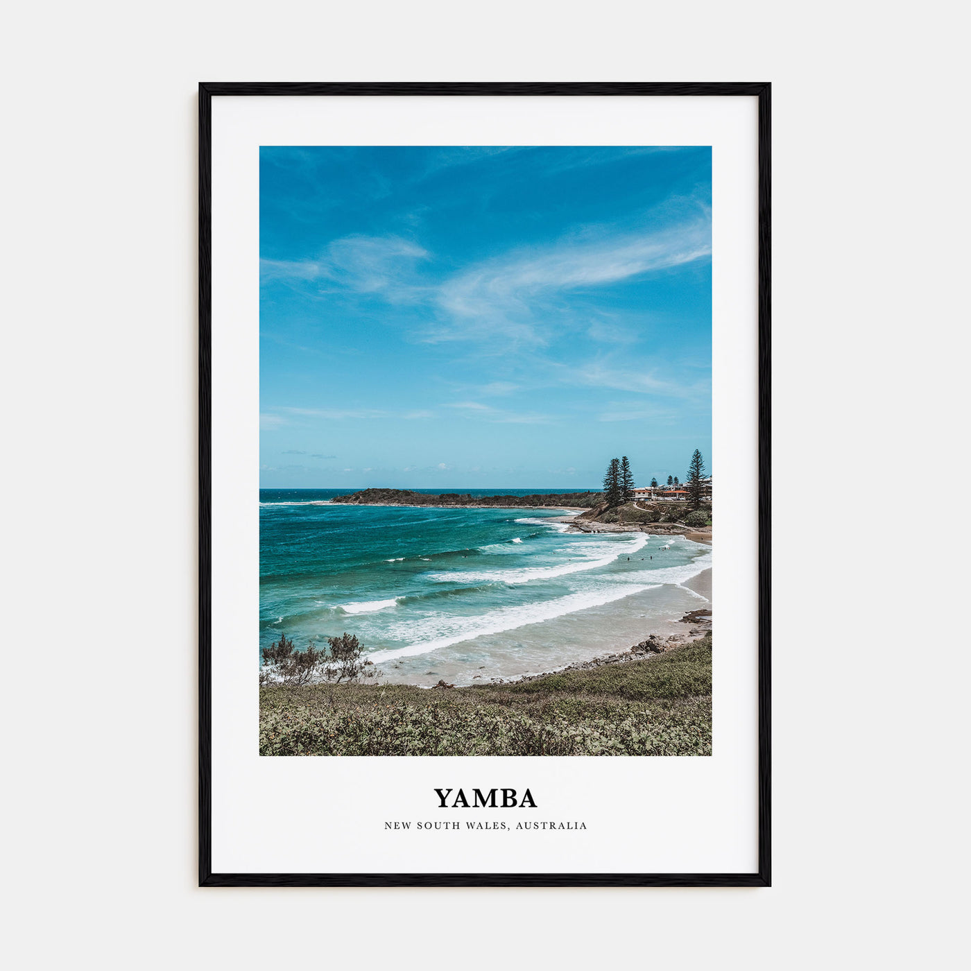 Yamba Portrait Color Poster