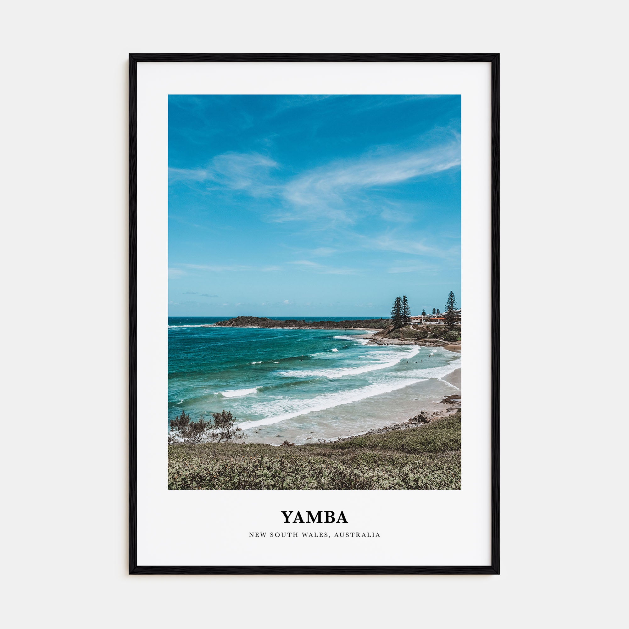 Yamba Portrait Color Poster