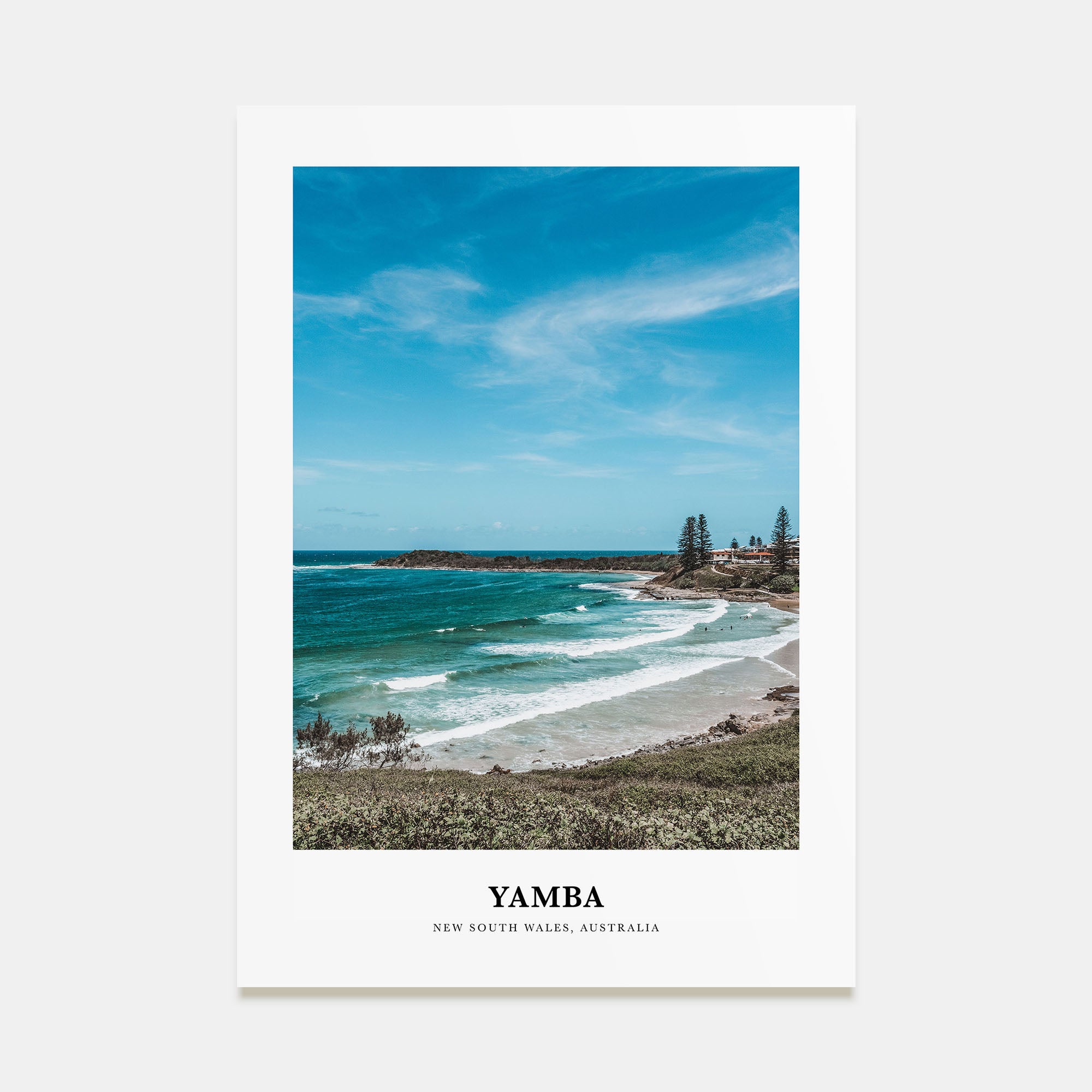 Yamba Portrait Color Poster