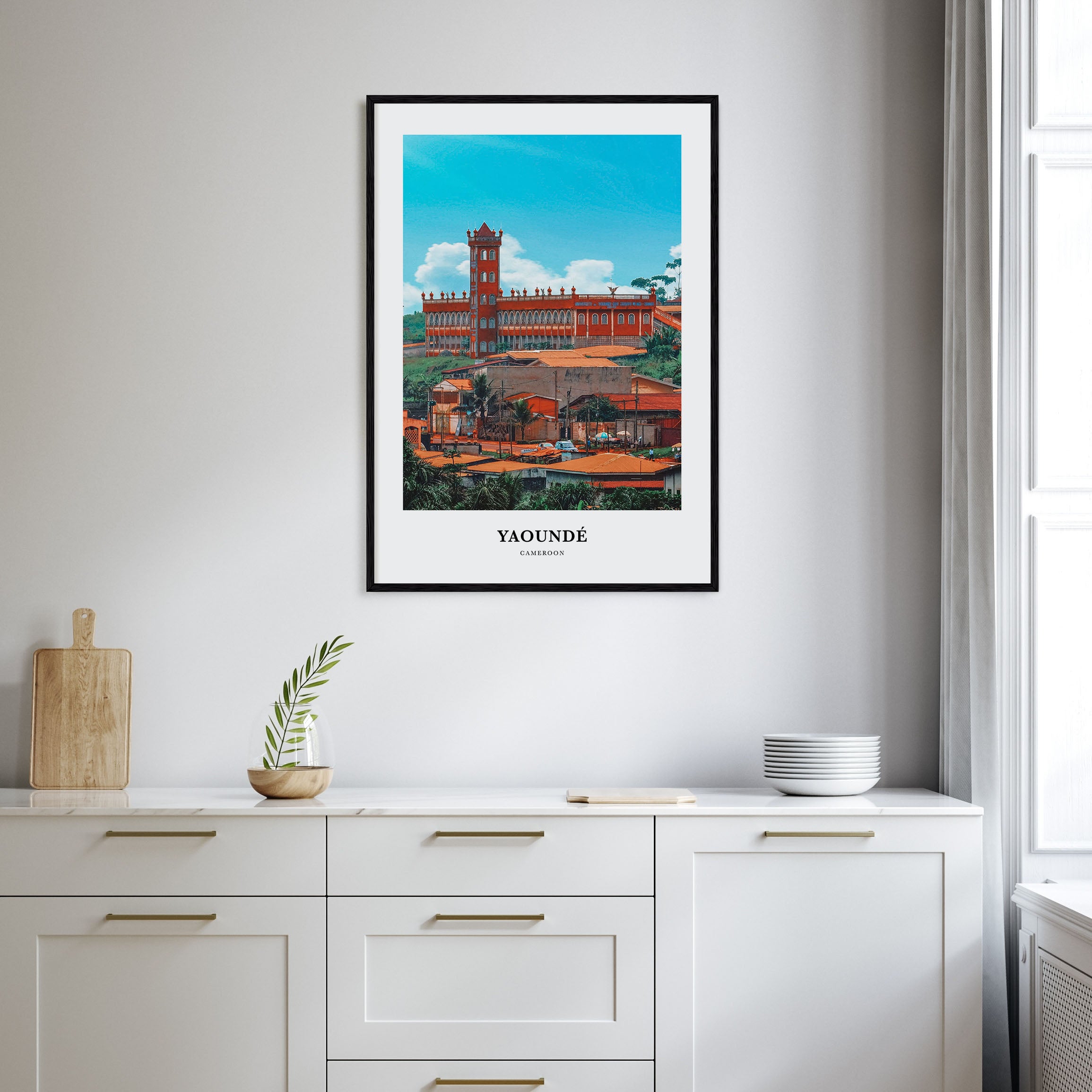 Yaoundé Portrait Color Poster