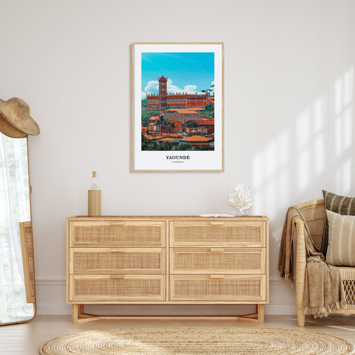 Yaoundé Portrait Color Poster