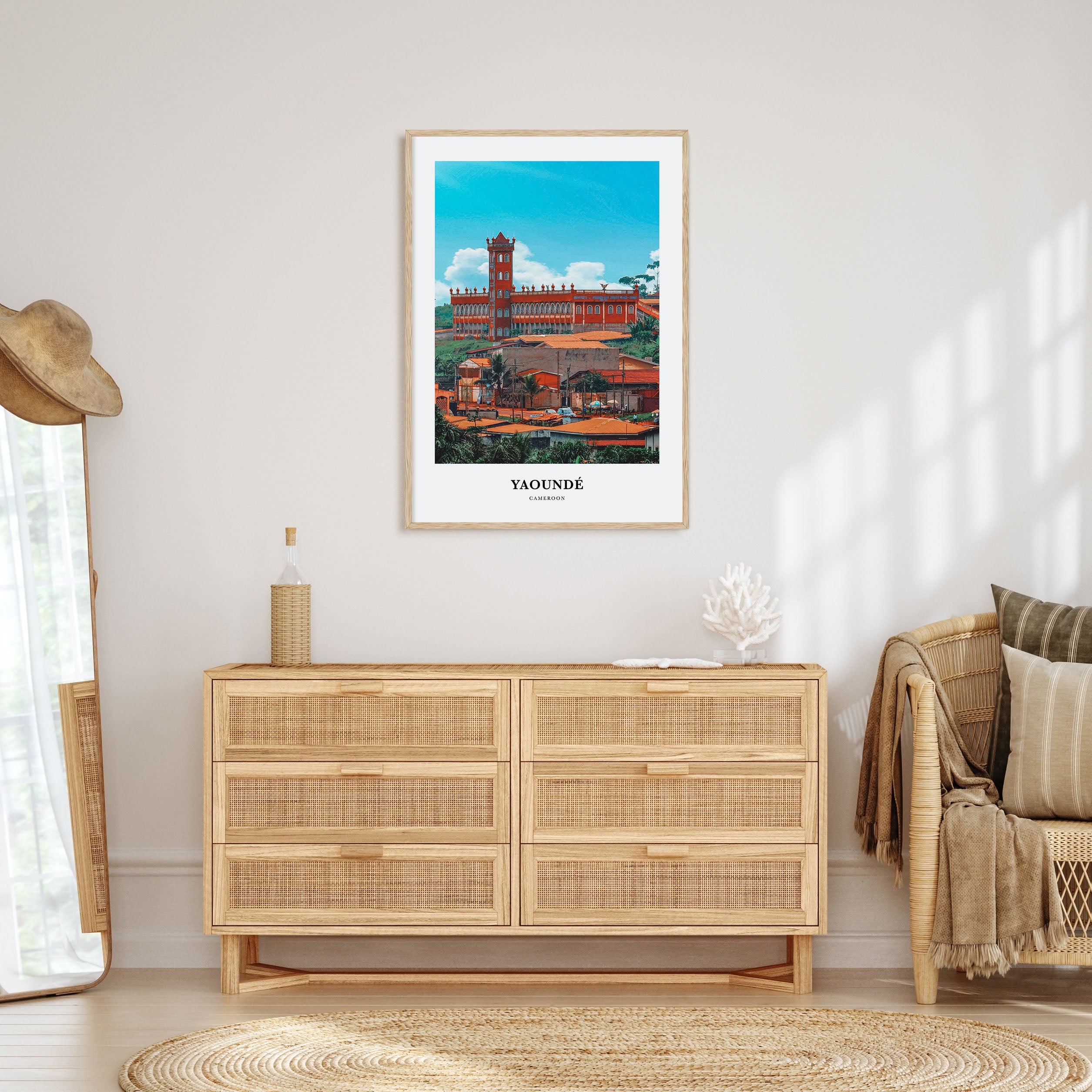 Yaoundé Portrait Color Poster