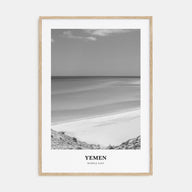 Yemen Portrait B&W Poster