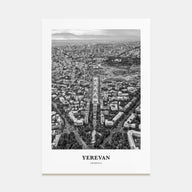 Yerevan Portrait B&W Poster