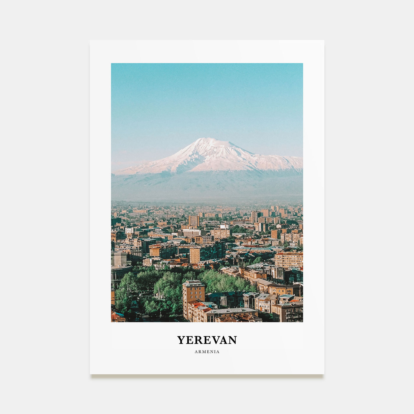 Yerevan Portrait Color Poster