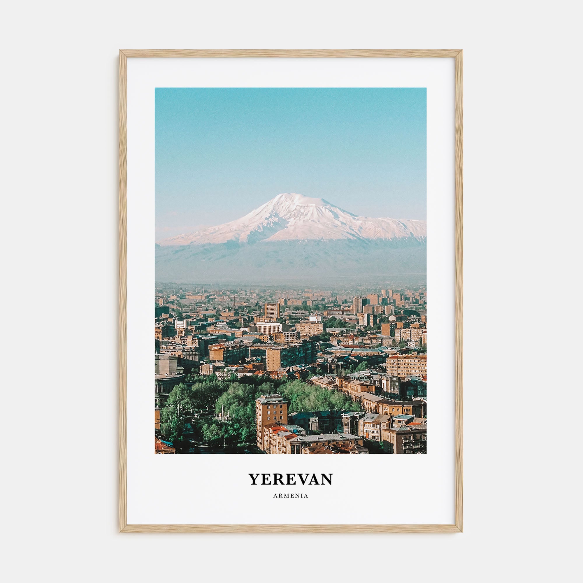 Yerevan Portrait Color Poster
