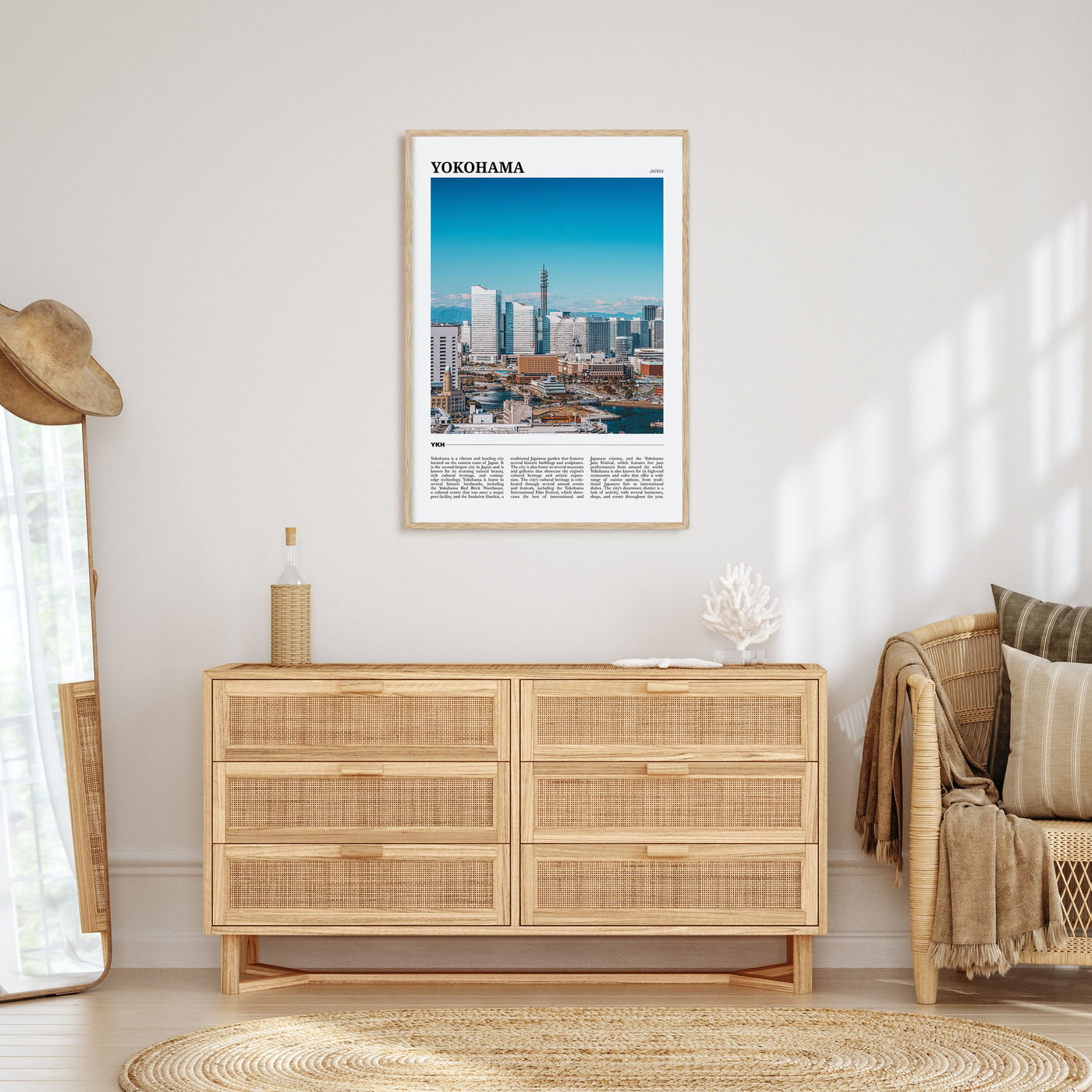 Yokohama Travel Color Poster