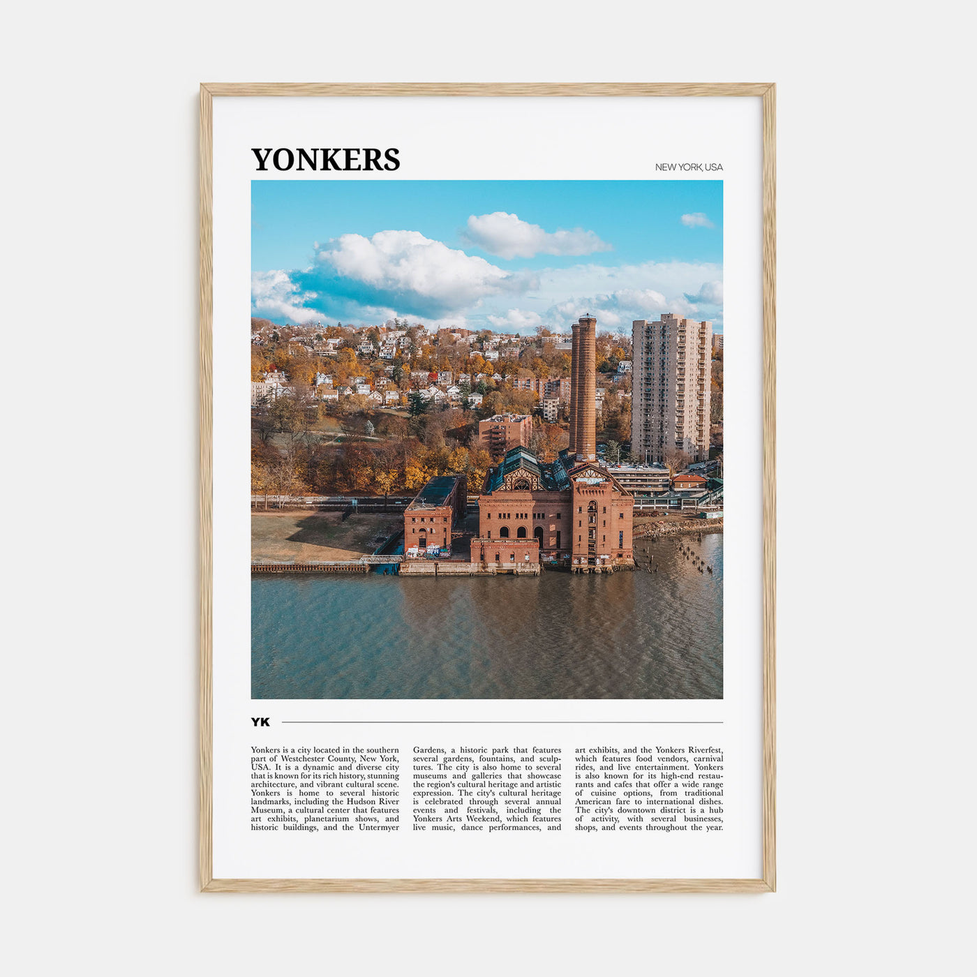Yonkers Travel Color Poster