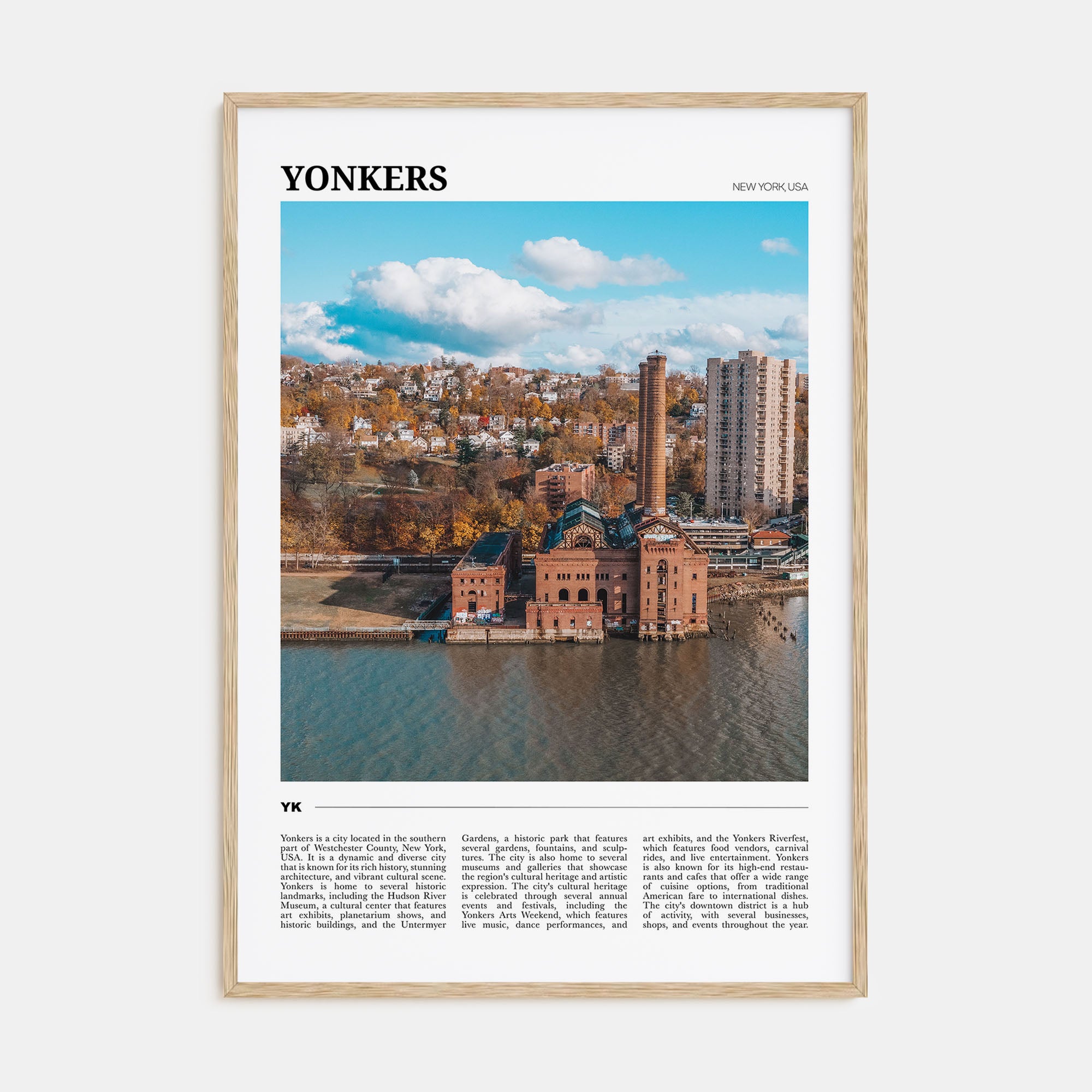 Yonkers Travel Color Poster