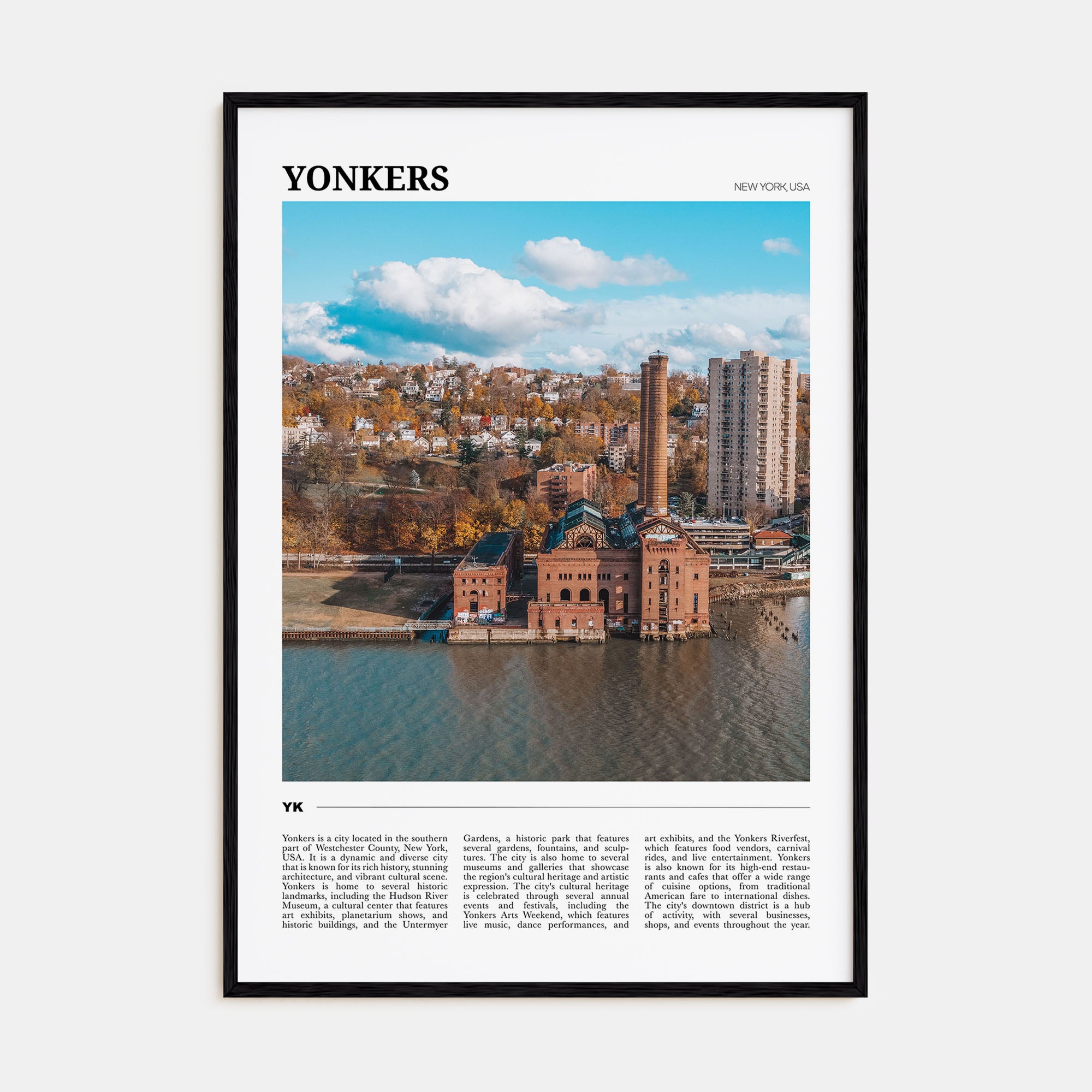 Yonkers Travel Color Poster
