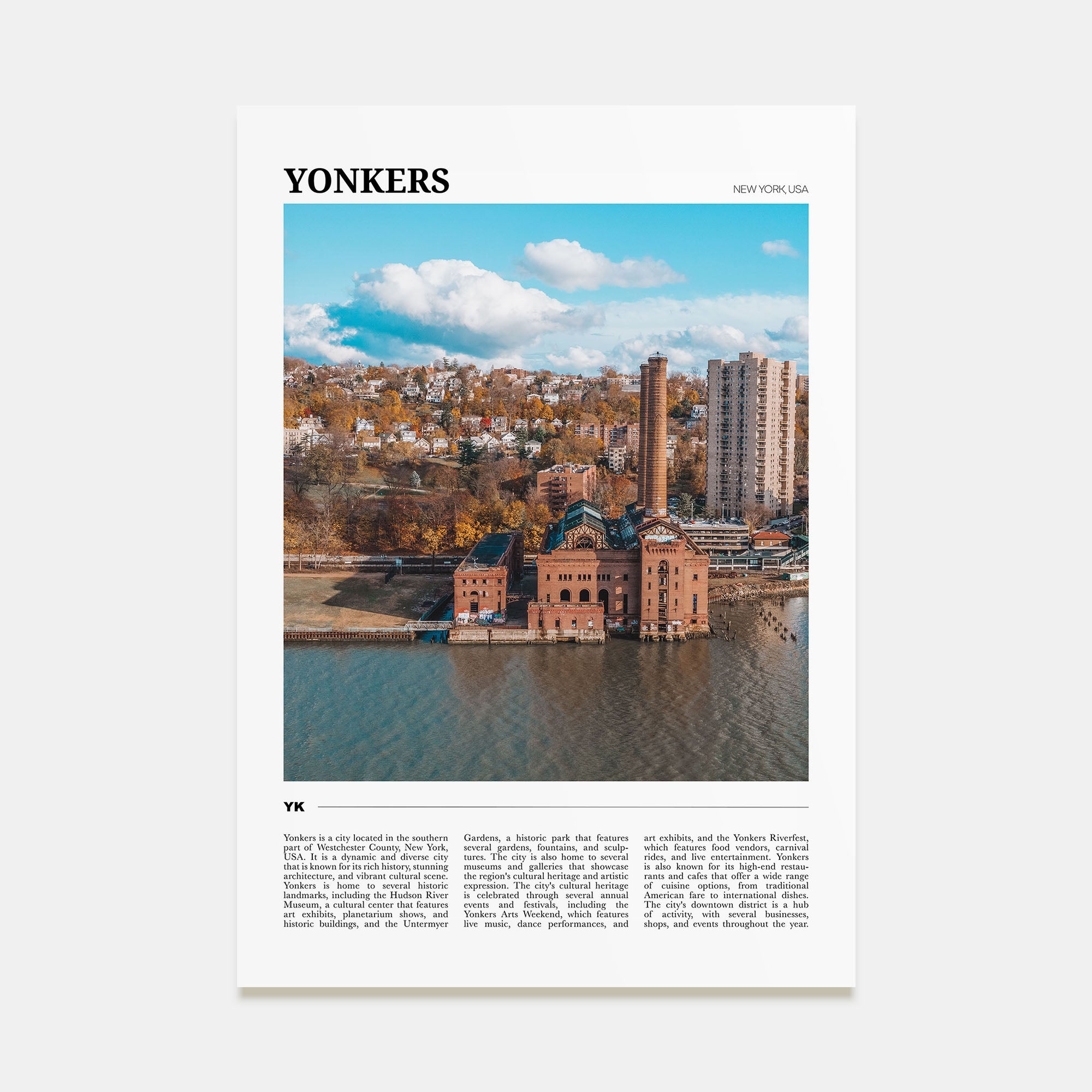 Yonkers Travel Color Poster