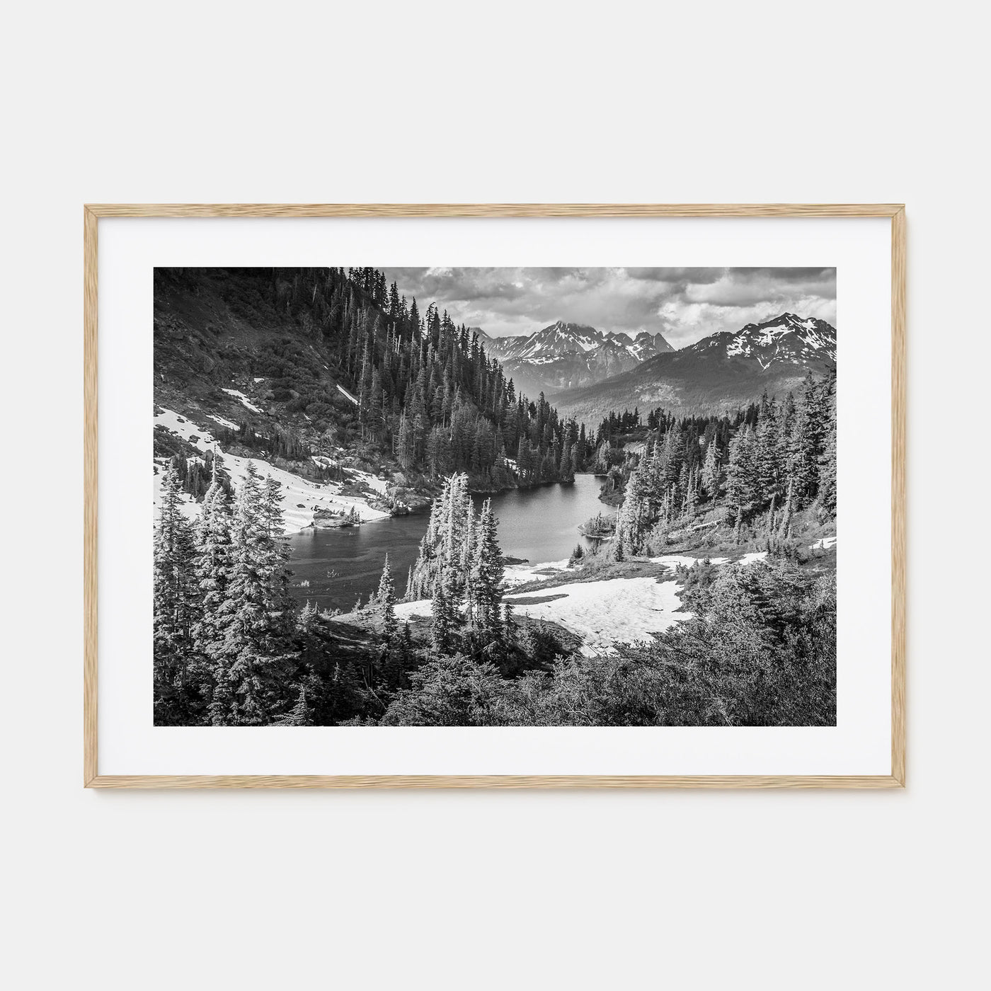 Yosemite National Park Landscape B&W No 1 Poster